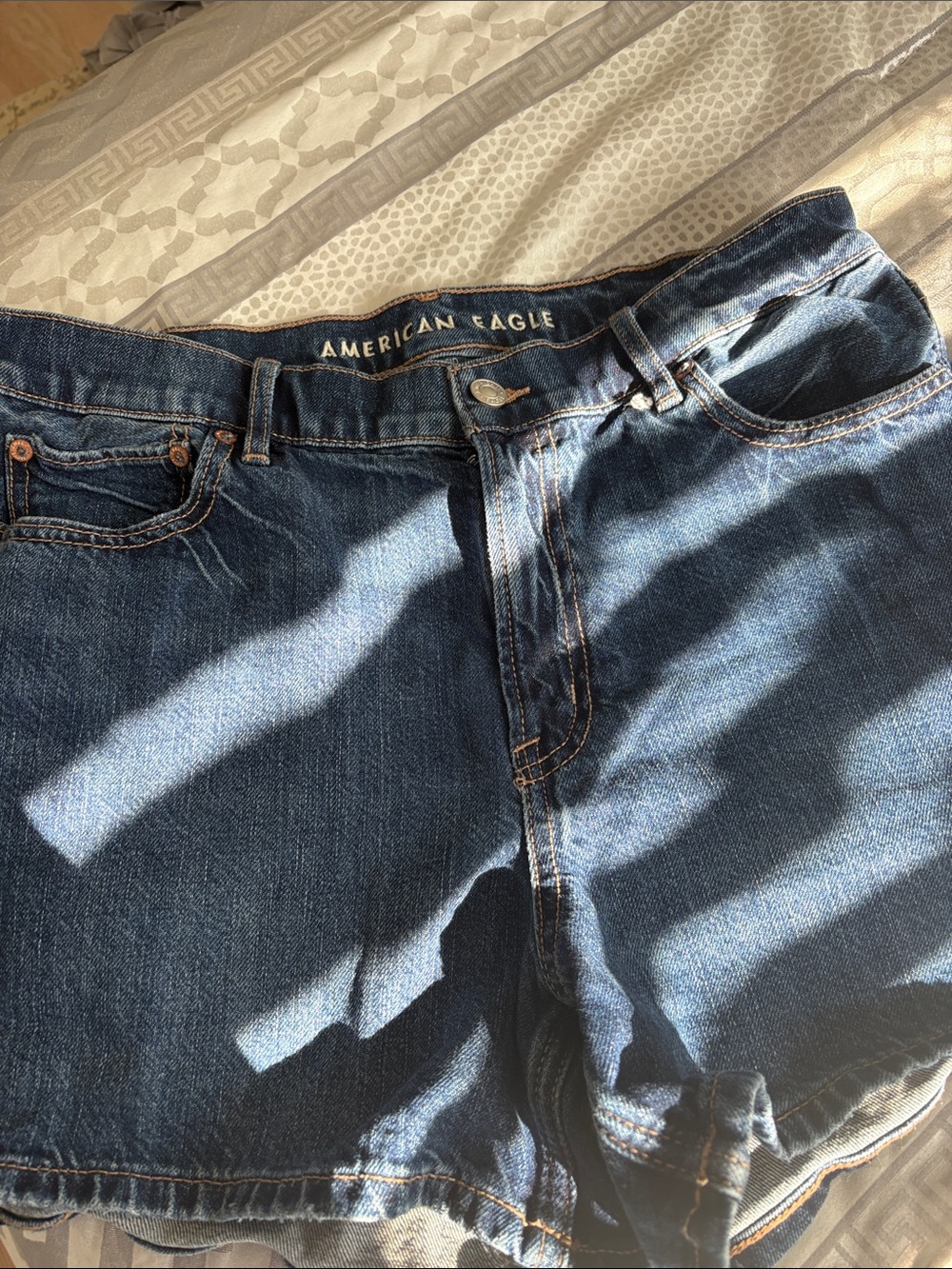 American Eagle Dark Wash Denim Shorts